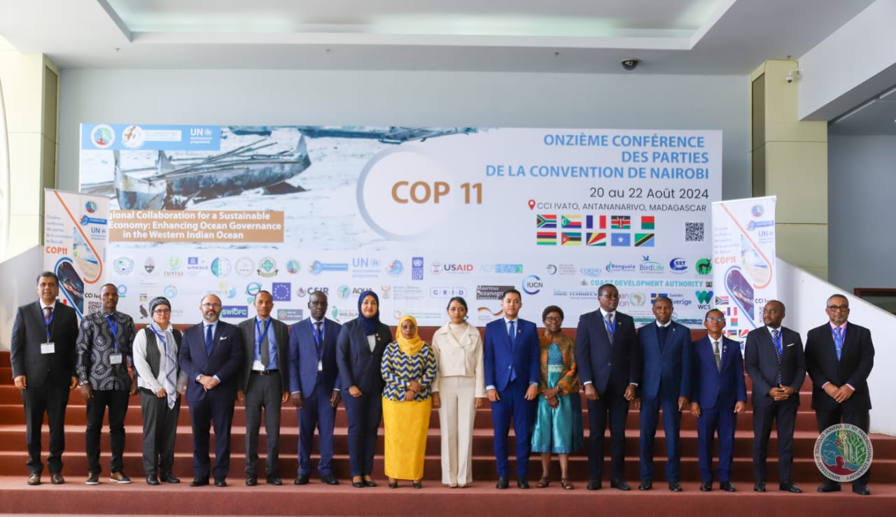 cop 11, nairobi convention focal points with unep leadership